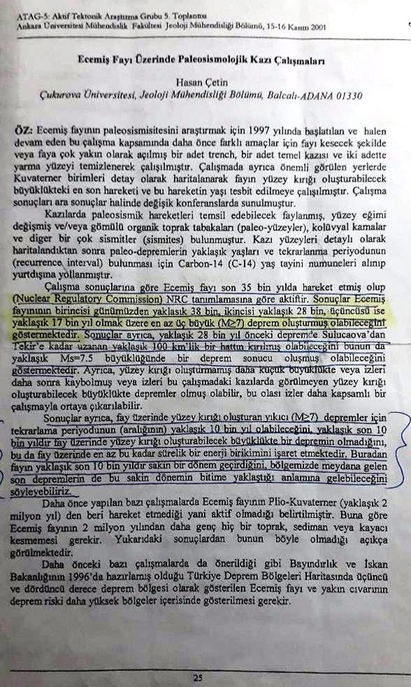 Akkuyu Nükleer Santrali’ndeki çatlağı betonla doldurmuşlar