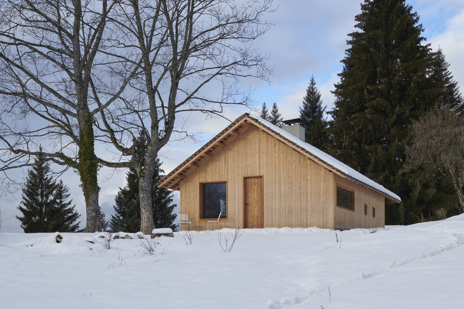 Alplerde bir yayla evi