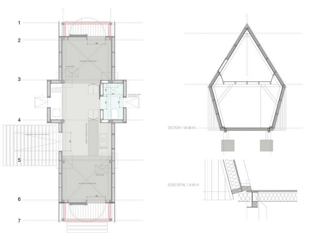 Geri dönüşümlü malzemelerden prefabrik ev