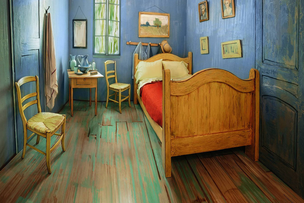 Van Gogh'un ünlü yatak odası yeniden yaratılarak sanat severlere geceliği 10 dolardan kiralandı