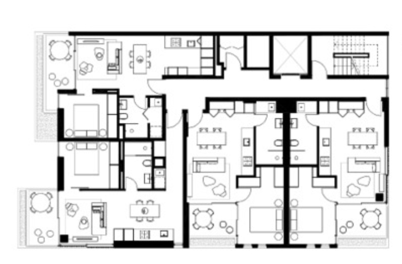 Yeşil apartman teras bahçeleriyle doğayla bağlantı kuruyor