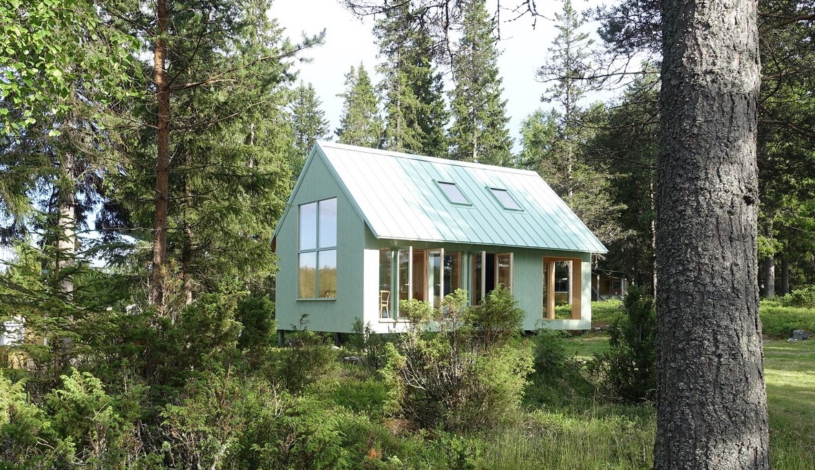 Deniz kenarında çevre dostu küçük ev Geleceği Yeşil Tasarla