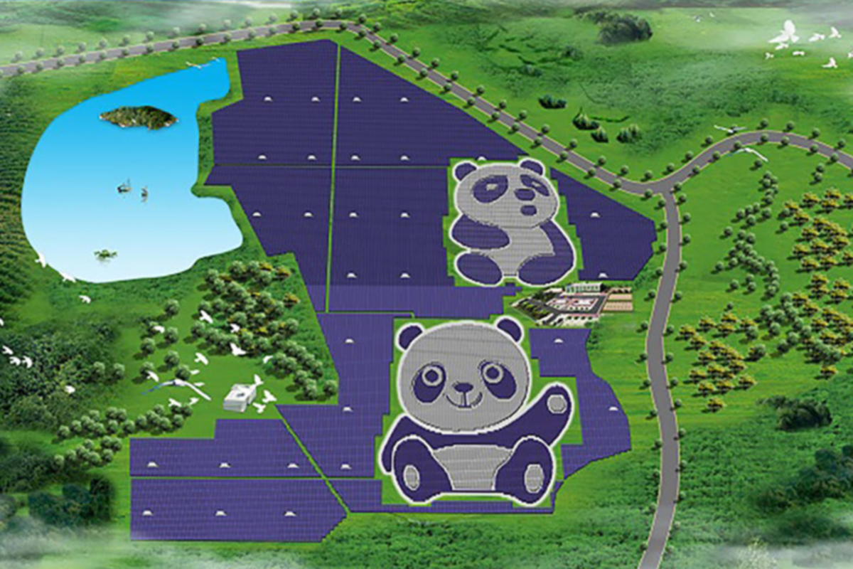 Dünyanın İlk Panda Güneş Enerjisi Santrali